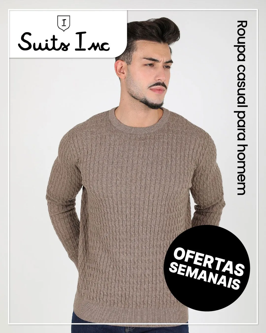 Folheto Ofertas de roupa casual para homem. de 28 de abril até 3 de maio 2024 - Pagina