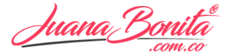 Juana Bonita logo de catálogo