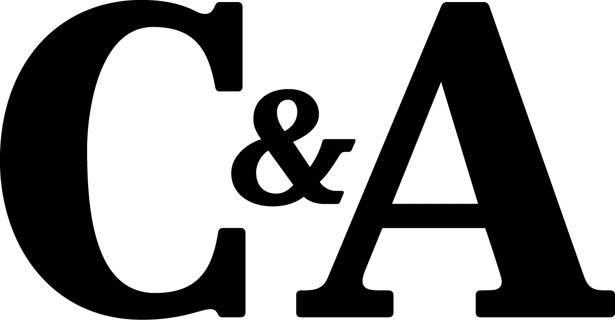 C&A logo. Current catalogue