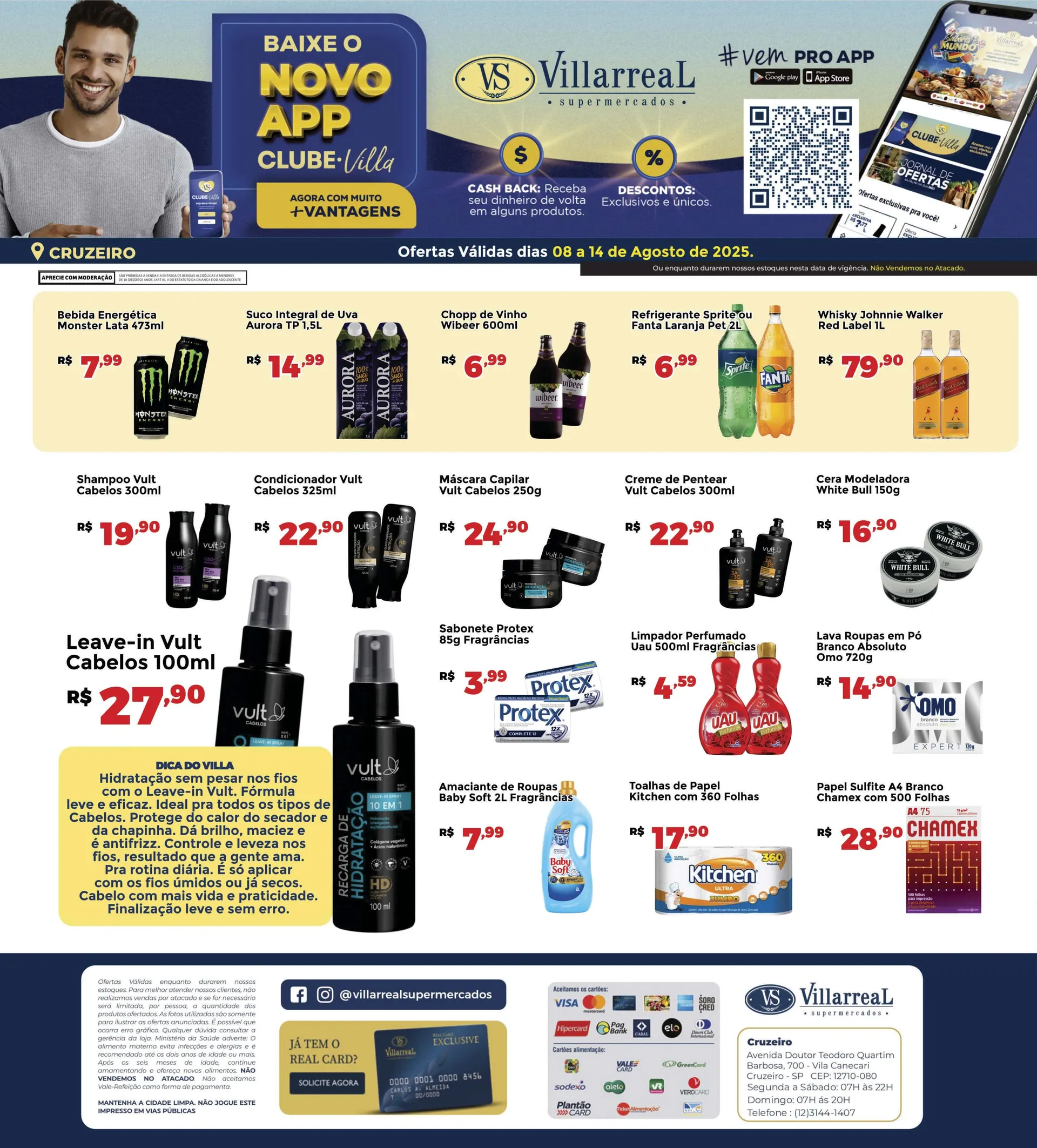 Encarte de Folhetos Villarreal 8 de agosto até 18 de agosto 2025 - Pagina 3