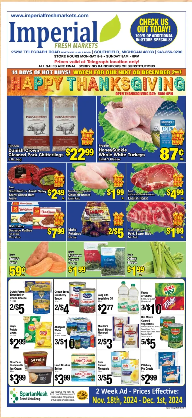 Weekly ad Imperial Fresh Markets sales from November 13 to December 1 2024 - Page 
