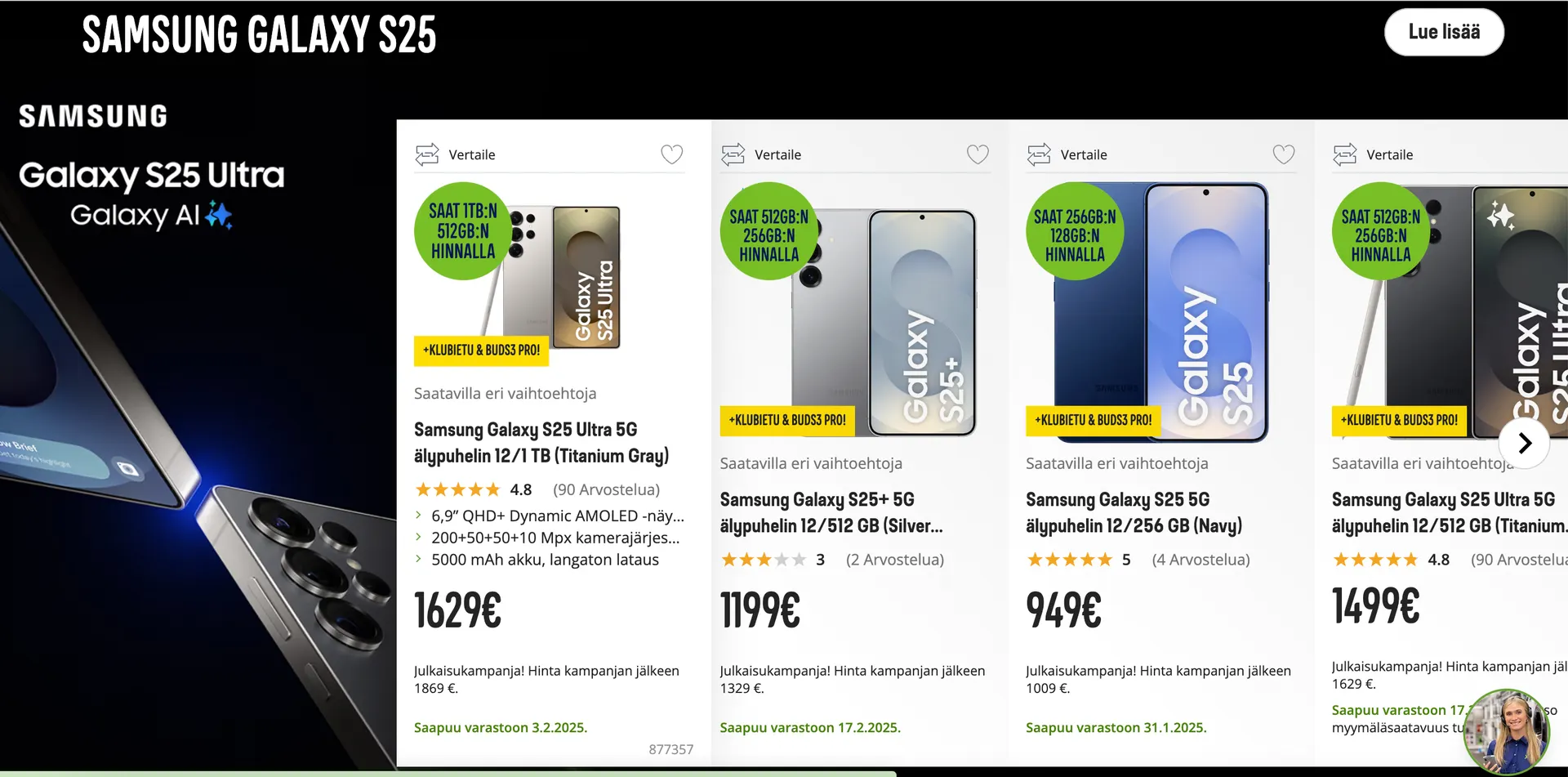 Kaupan Gigantti erikoistarjous - 28. tammikuuta 28. helmikuuta 2025