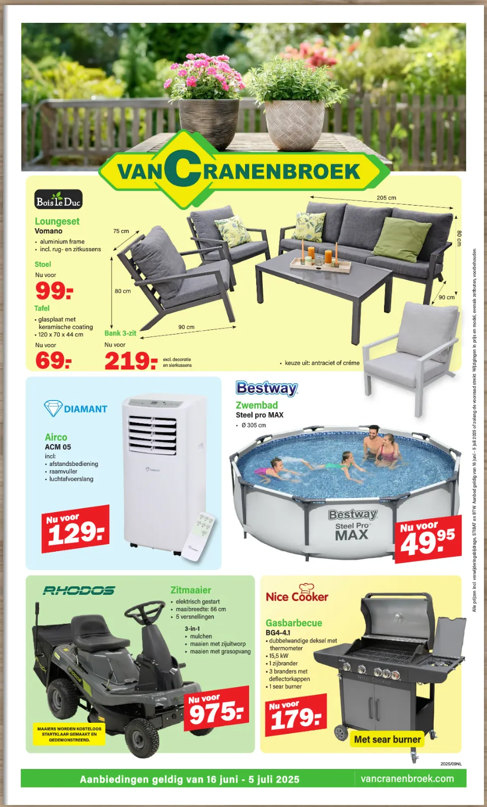 Van Cranenbroek folders van 16 juni tot 5 juli 2025 - Folder pagina 