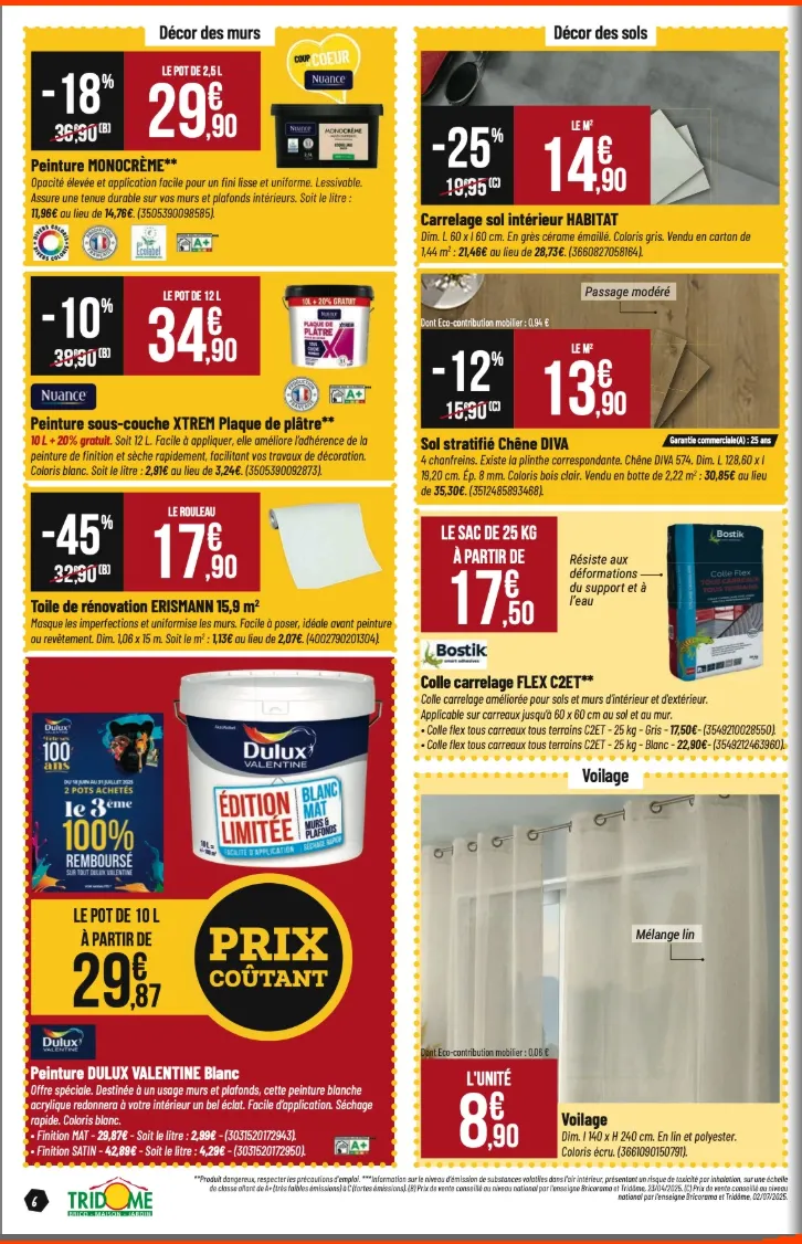 Catalogues Tridôme du 2 juillet au 13 juillet 2025 - Catalogue page 6