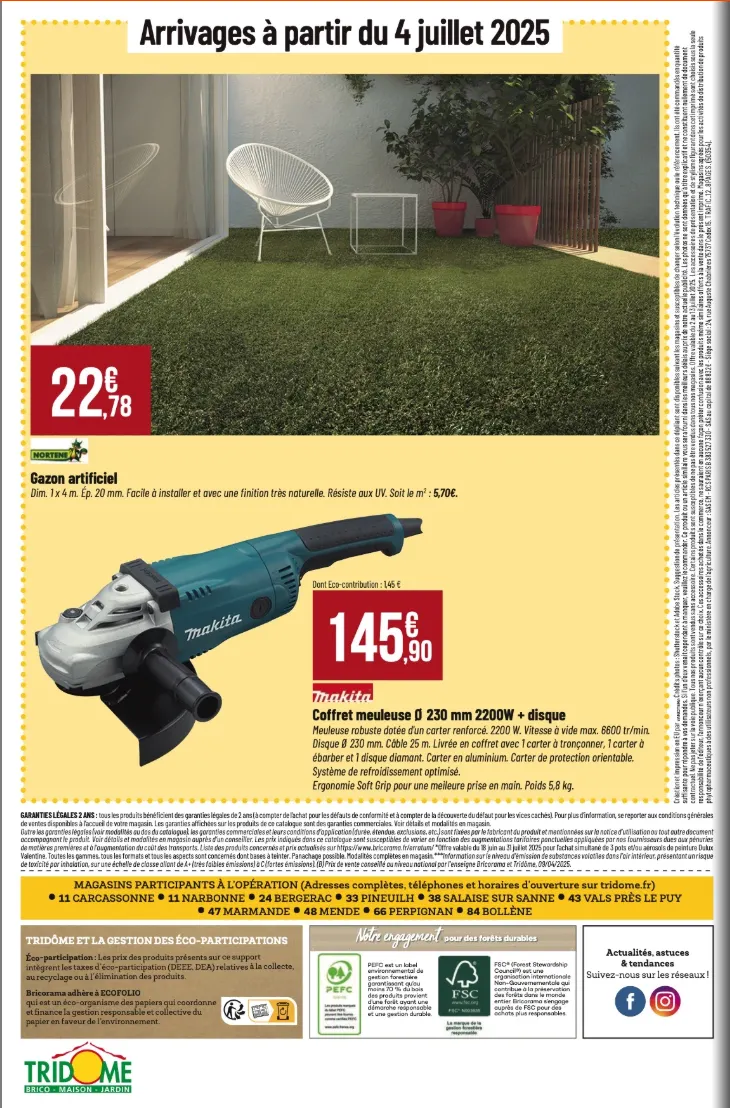 Catalogues Tridôme du 2 juillet au 13 juillet 2025 - Catalogue page 8