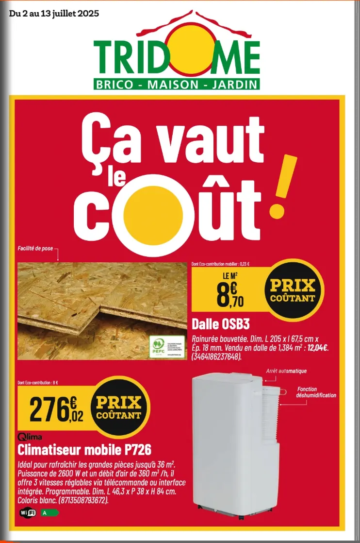 Catalogues Tridôme du 2 juillet au 13 juillet 2025 - Catalogue page 