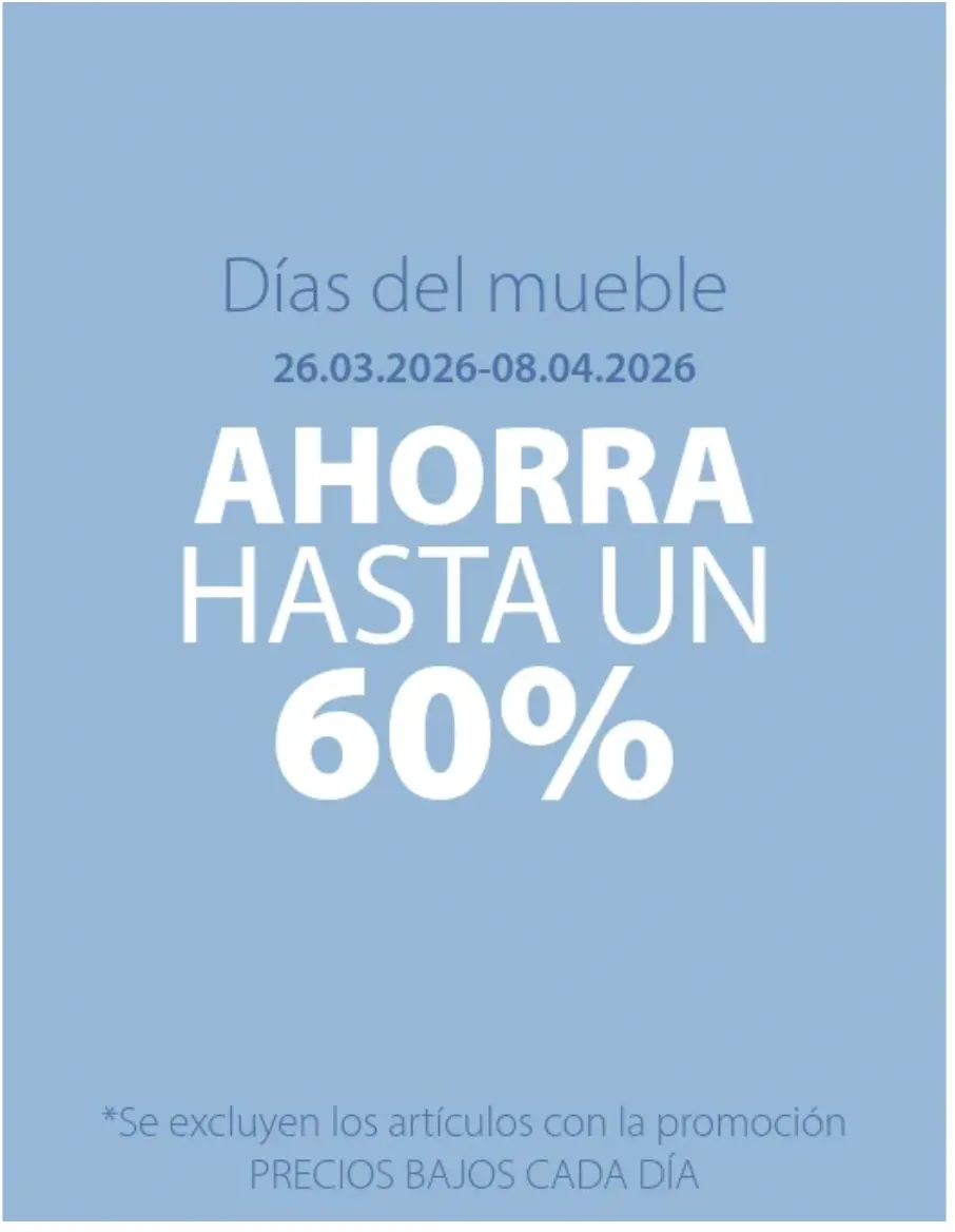 Catálogo de  Catálogos de JYSK 26 de marzo al 8 de abril 2026 - Página 1