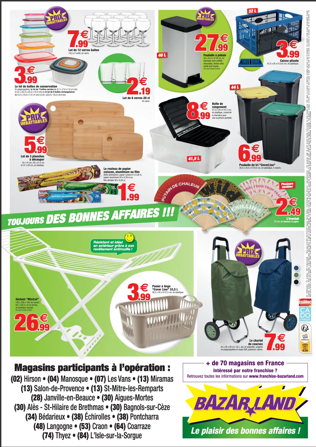 Catalogues Bazarland du 22 avril au 3 mai 2026 - Catalogue page 2
