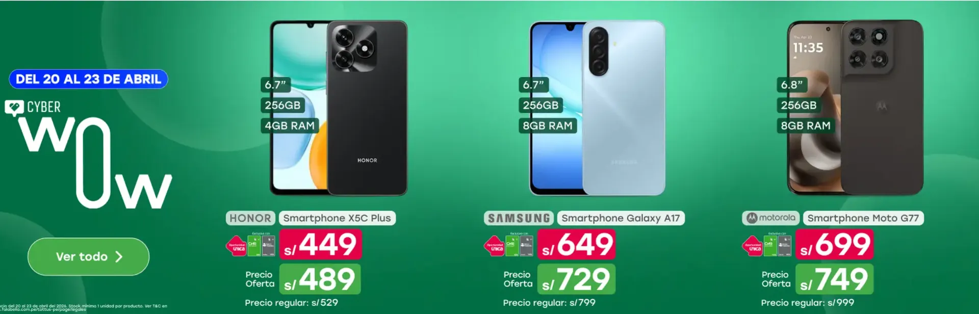 Catalogo de Cyber wow 20 de abril al 23 de abril 2026 - Pag 1