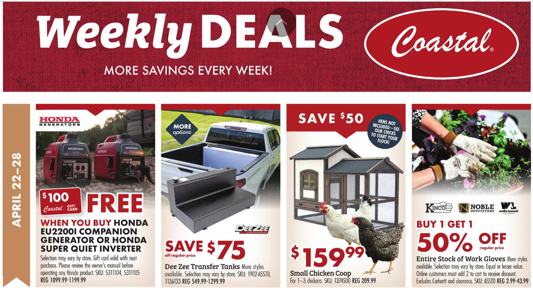 Weekly ad Coastal Farm & Ranch weekly ad from April 22 to April 28 2026 - Page 