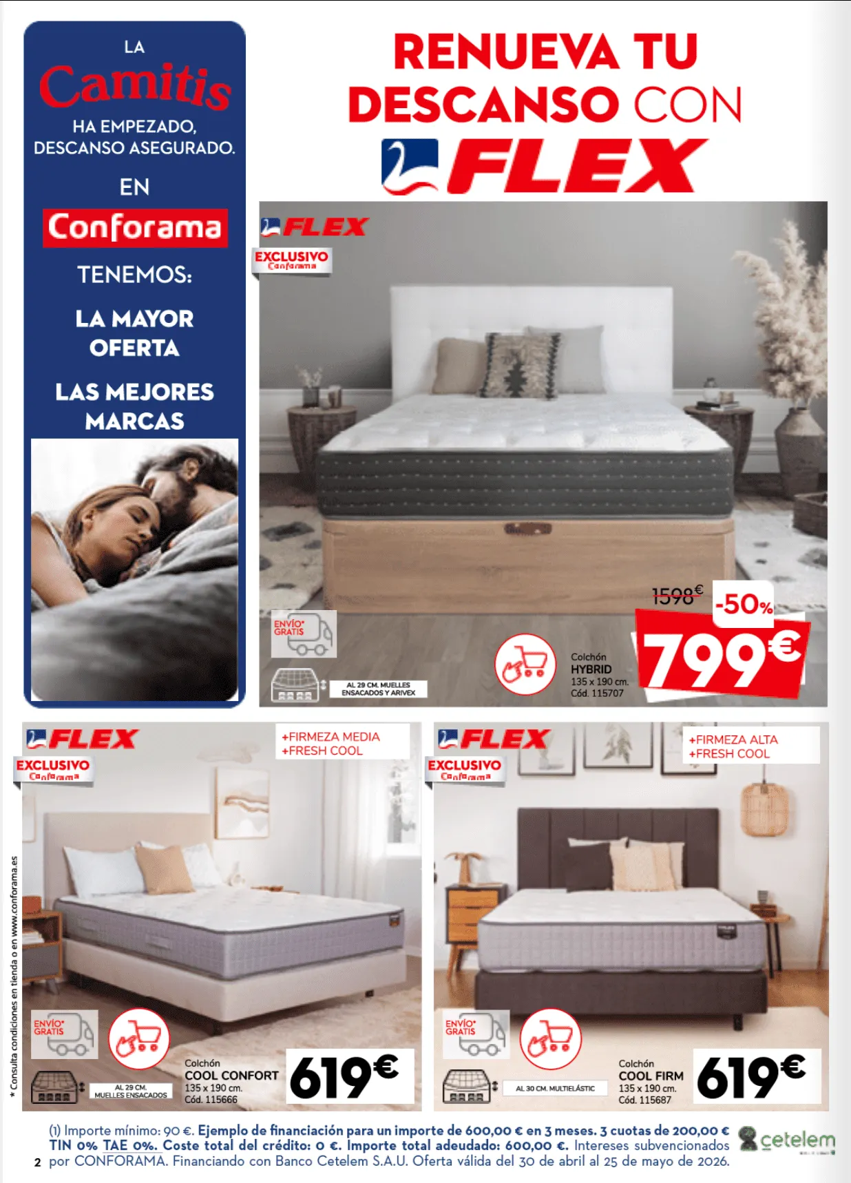 Catálogo de  Catálogos de Conforama 30 de abril al 25 de mayo 2026 - Página 2