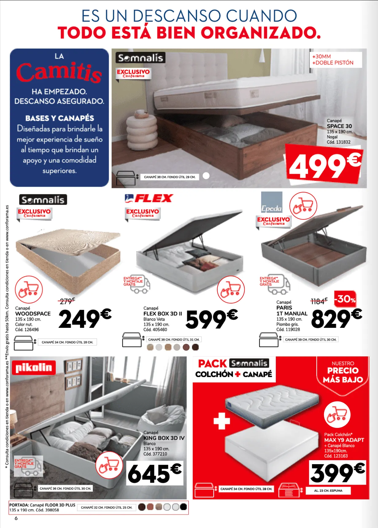 Catálogo de  Catálogos de Conforama 30 de abril al 25 de mayo 2026 - Página 6