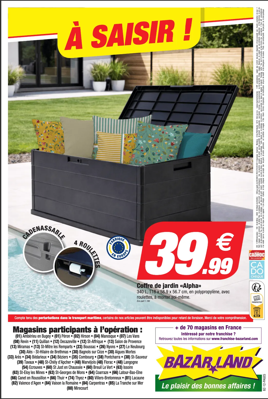  Catalogues Bazarland du 29 avril au 10 mai 2026 - Catalogue page 12