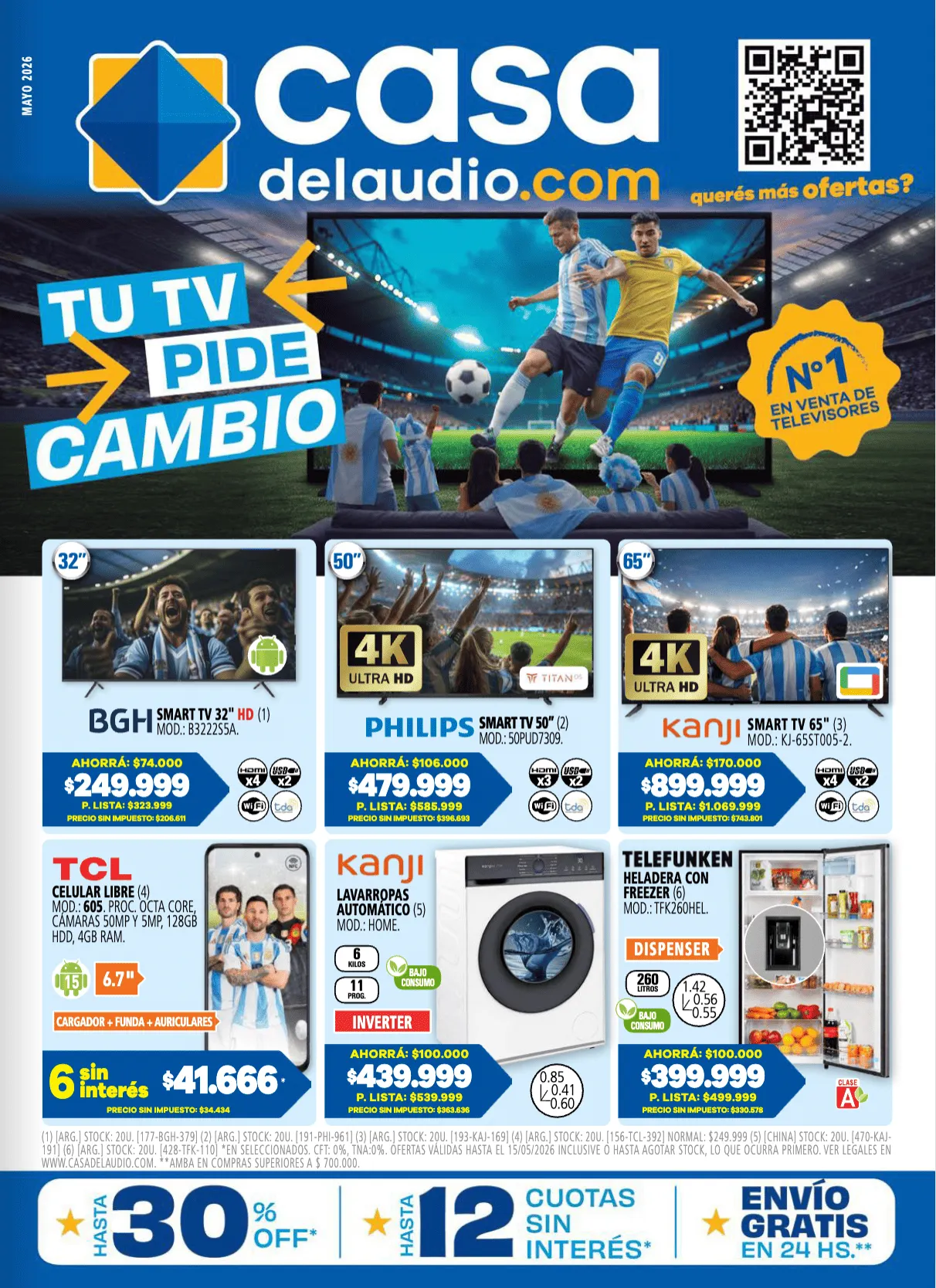 Ofertas de  Ofertas Casa del Audio 1 de mayo al 31 de mayo 2026 - Página 1 del catálogo