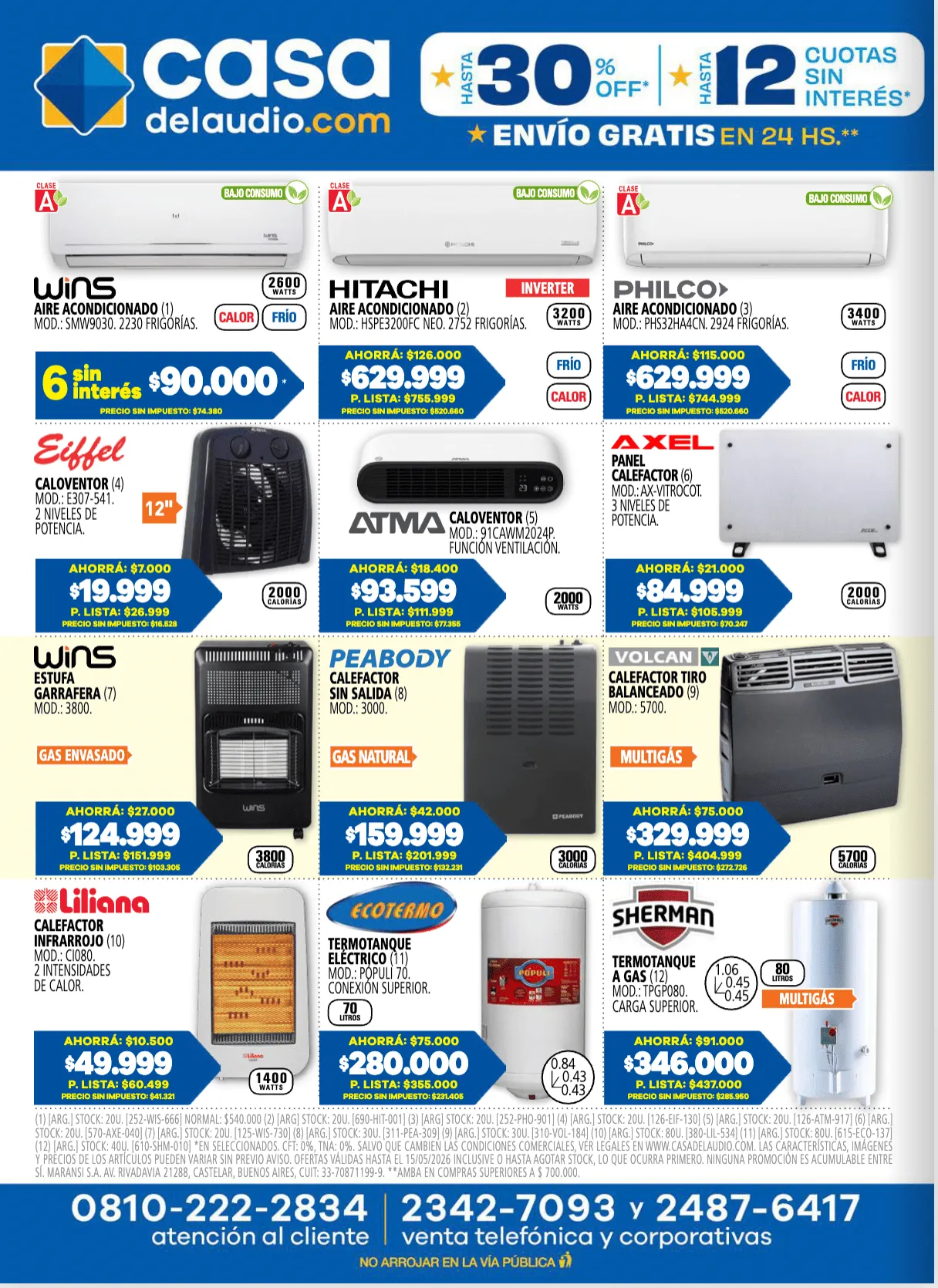 Ofertas de  Ofertas Casa del Audio 1 de mayo al 31 de mayo 2026 - Página 8 del catálogo