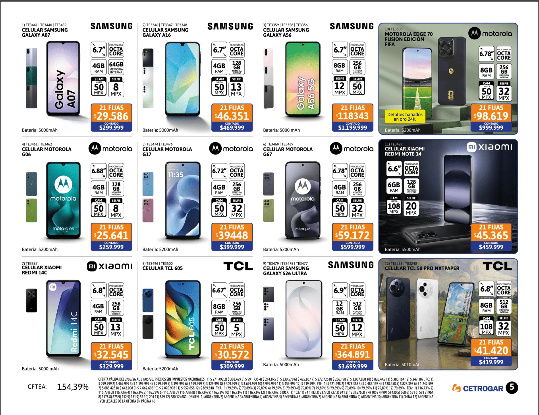 Ofertas de Catalogo Cetrogar 1 de mayo al 31 de mayo 2026 - Página 5 del catálogo