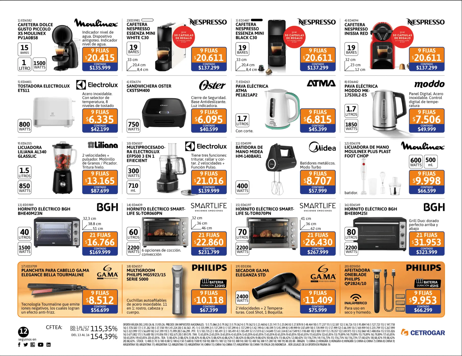 Ofertas de Catalogo Cetrogar 1 de mayo al 31 de mayo 2026 - Página 12 del catálogo