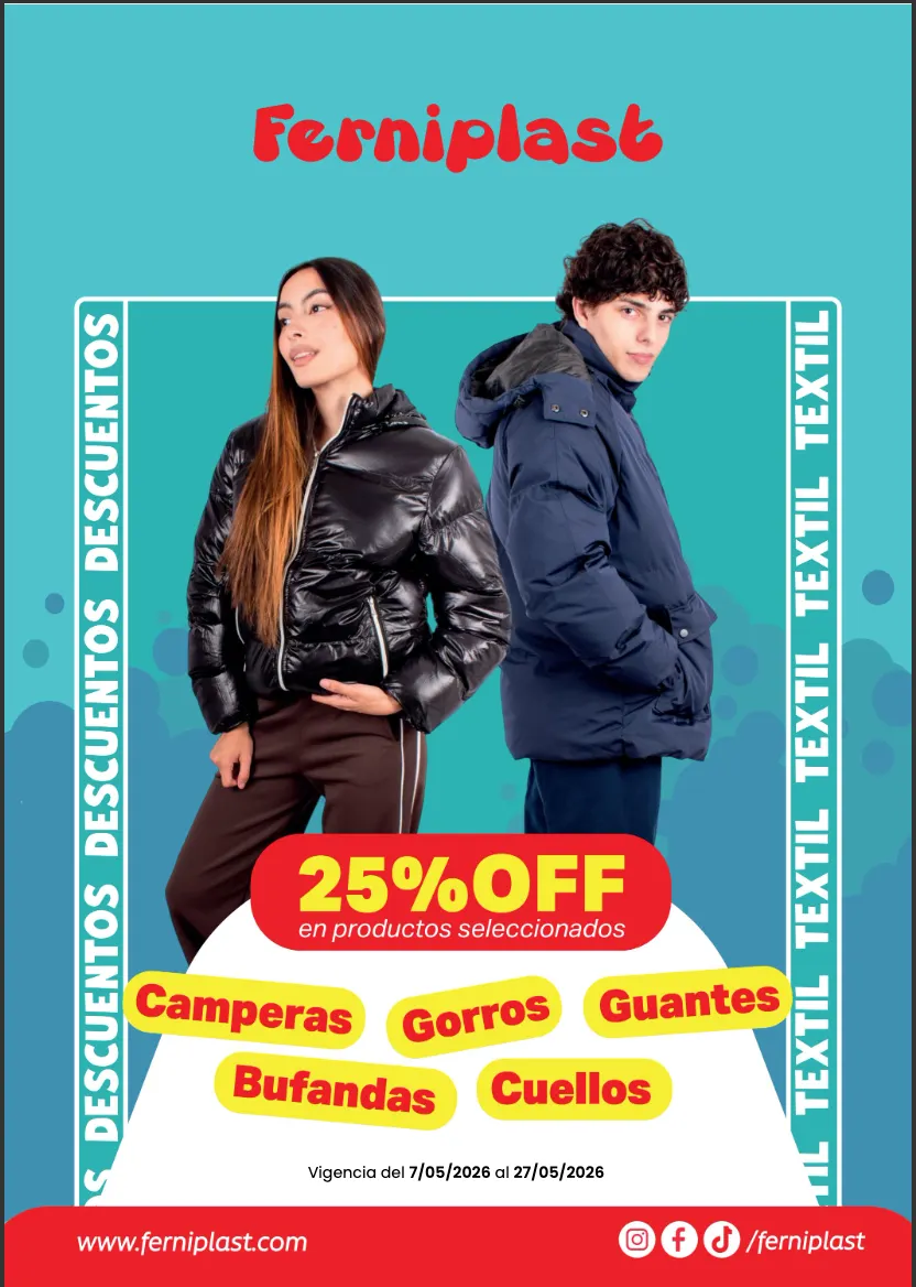 Ofertas de Ofertas Ferniplast  7 de mayo al 27 de mayo 2026 - Página 1 del catálogo