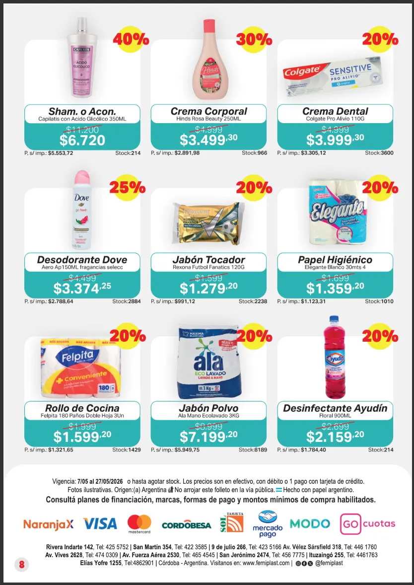 Ofertas de Ofertas Ferniplast  7 de mayo al 27 de mayo 2026 - Página 5 del catálogo