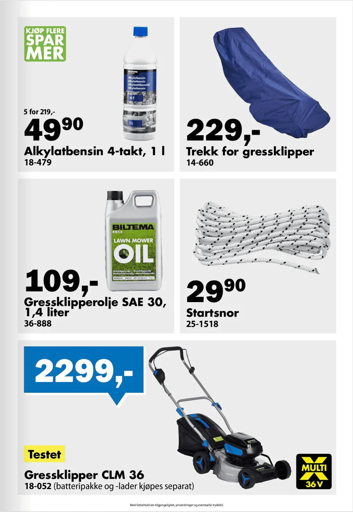 Biltema-tilbudene fra 19. mai til 31. mai 2026 - kundeavisside 7