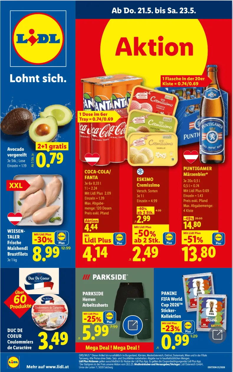  Lidl Prospekte  von 22. Mai bis 25. Mai 2026 - Flugblätt seite  1