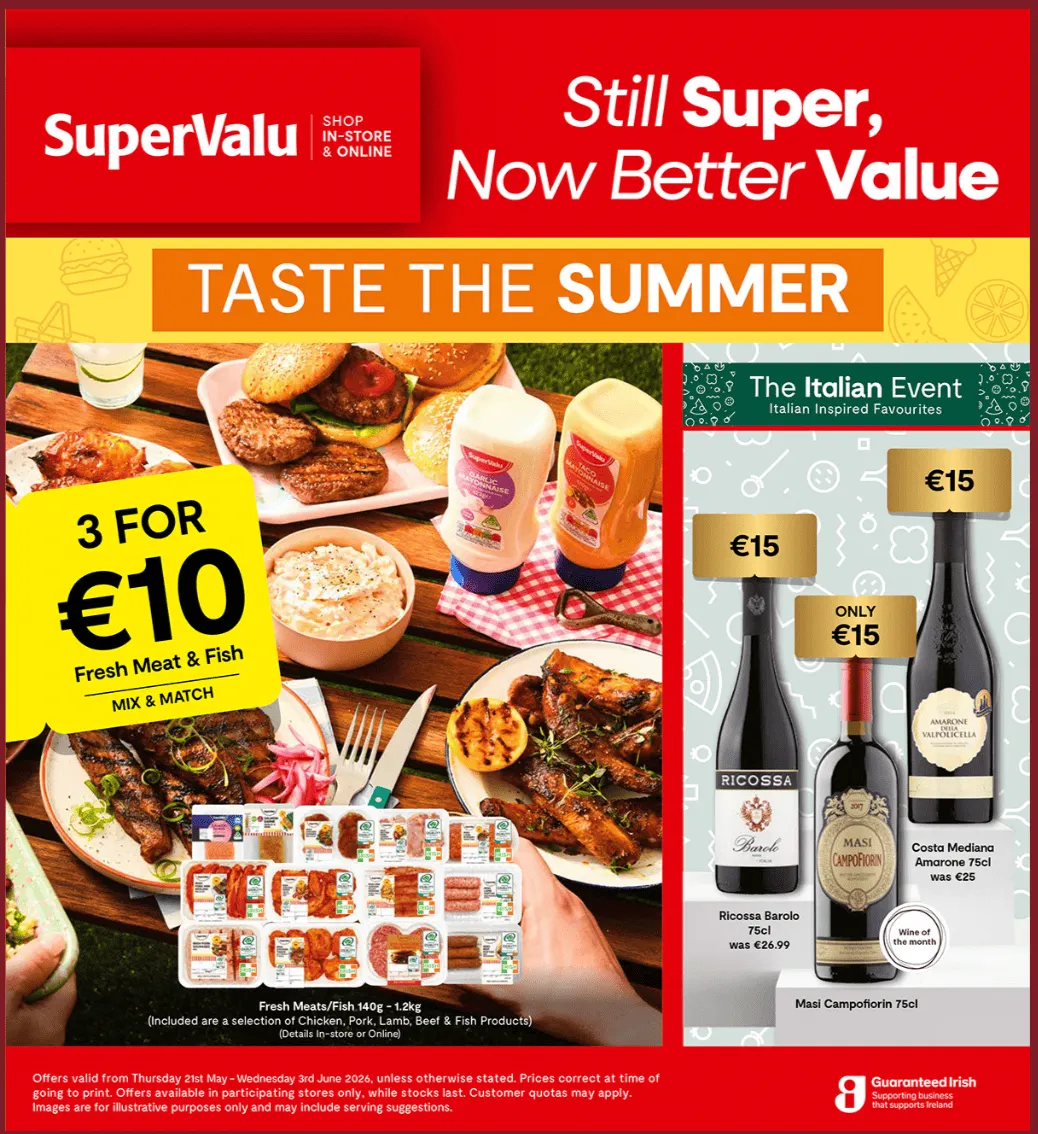 SuperValu weekly ads - 21 May 3 June 2026 - Page 1