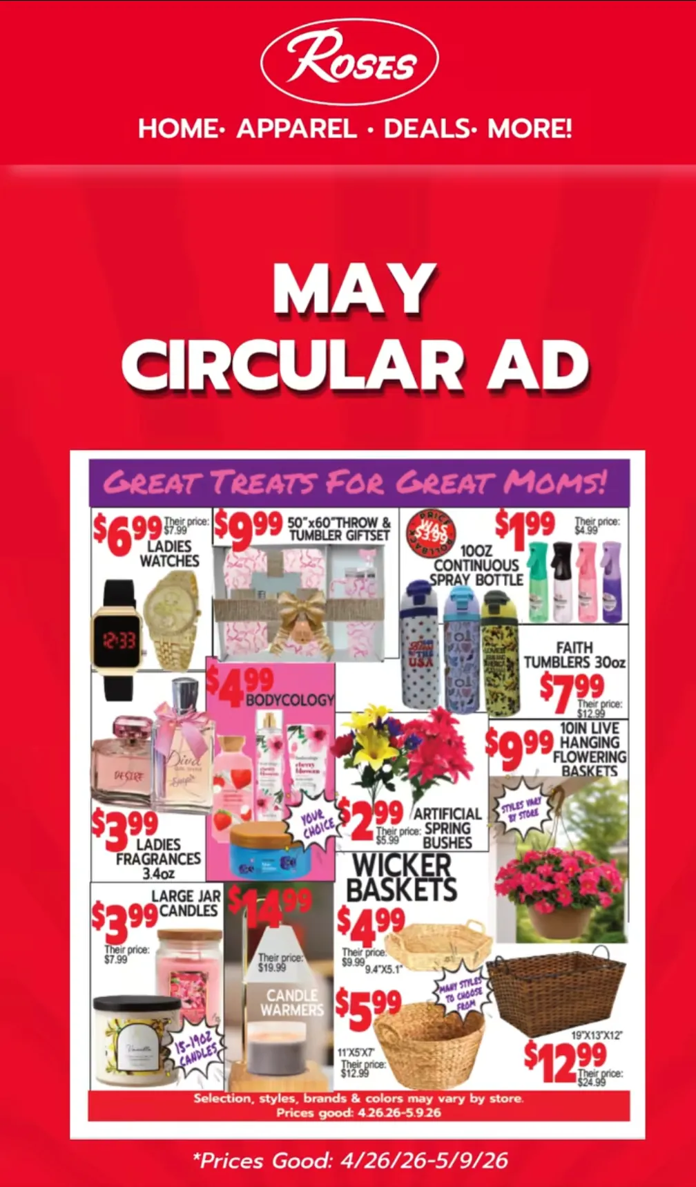 Weekly ad Roses Discount Store weekly ads from May 21 to May 31 2026 - Page