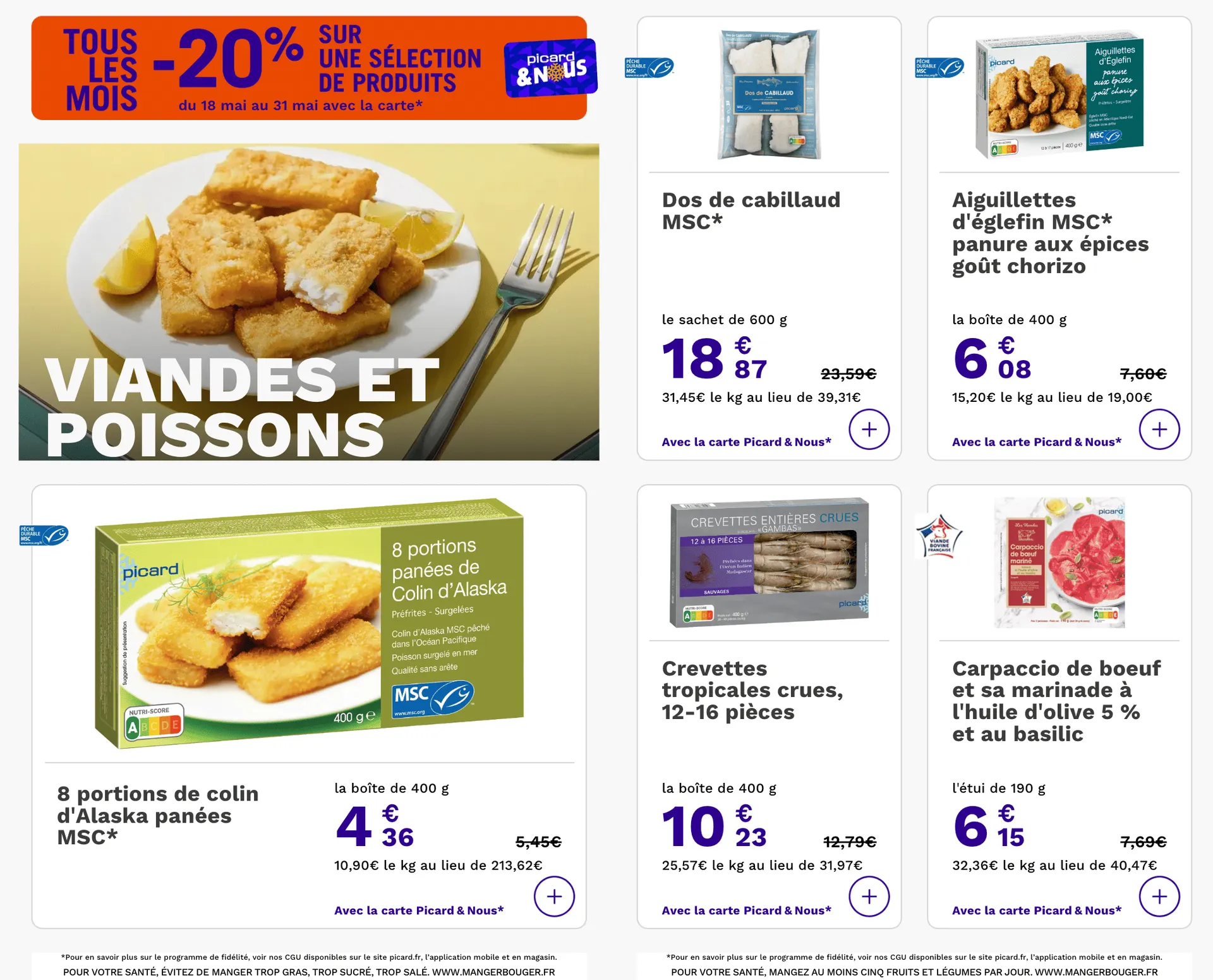 Catalogues Picard du 18 mai au 31 mai 2026 - Catalogue page 7