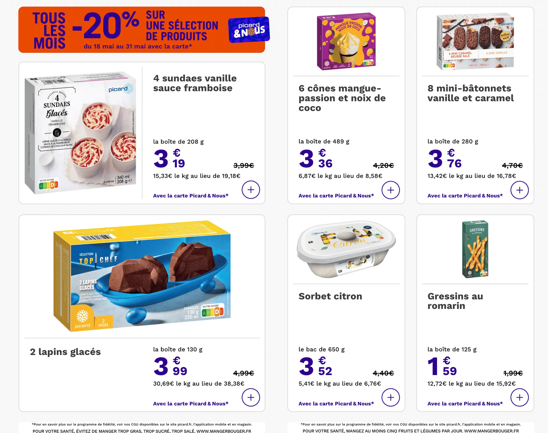 Catalogues Picard du 18 mai au 31 mai 2026 - Catalogue page 14