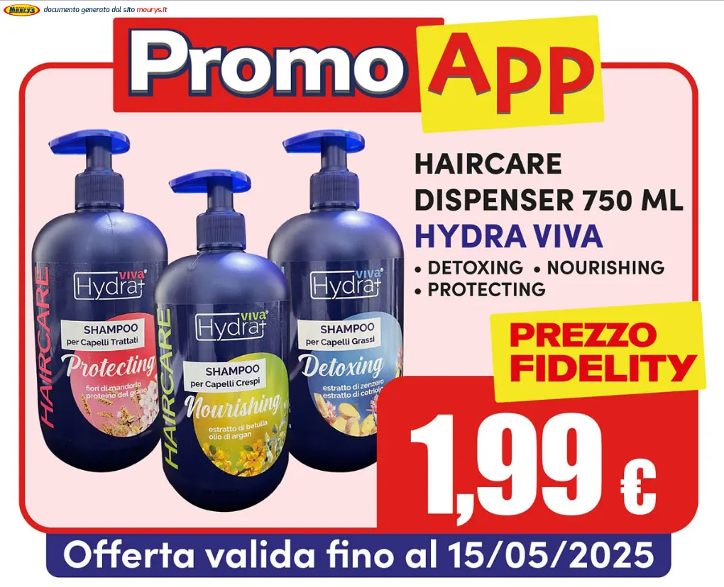 Maury's Promo App da 12 maggio a 15 maggio di 2025 - Pagina del volantino