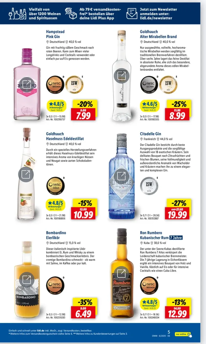 Lidl Prospekt von 22. Juni bis 30. Juni 2025 - Prospekt seite 5