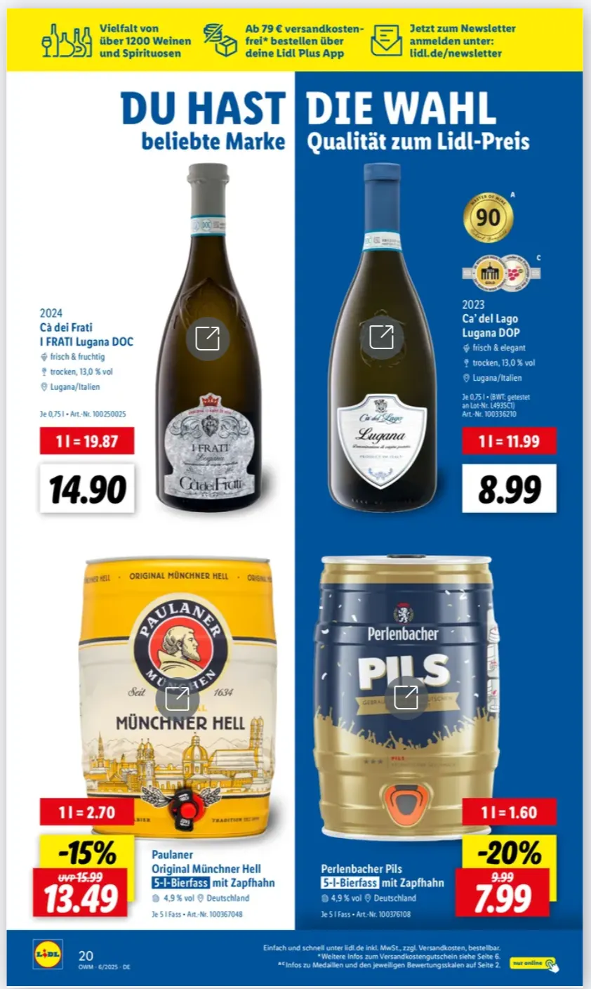 Lidl Prospekt von 22. Juni bis 30. Juni 2025 - Prospekt seite 6