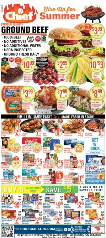 Weekly ad  Chief Supermarket Sales from June 26 to July 2 2025 - Page 