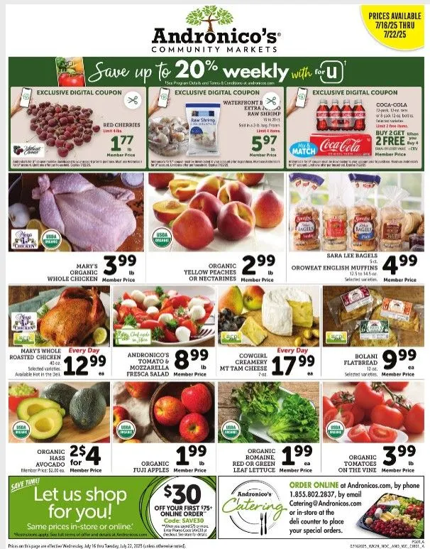 Weekly ad Andronico's Sales from July 16 to July 22 2025 - Page 