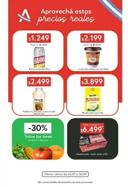 Ofertas de  Ofertas El Abastecedor 24 de julio al 30 de julio 2025 - Página  del catálogo