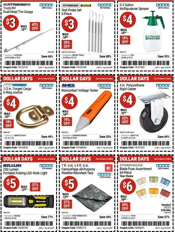 Weekly ad Harbor Freight Cupons from July 31 to August 13 2025 - Page 11
