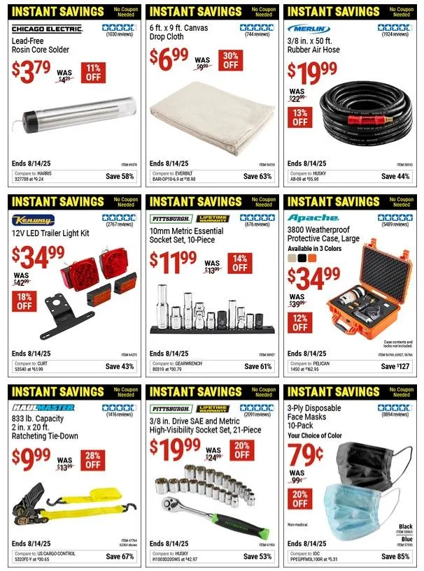Weekly ad Harbor Freight Cupons from July 31 to August 13 2025 - Page 5