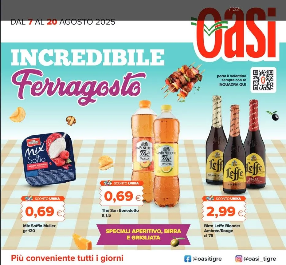  Volantini Oasi da 7 agosto a 21 agosto di 2025 - Pagina del volantino 