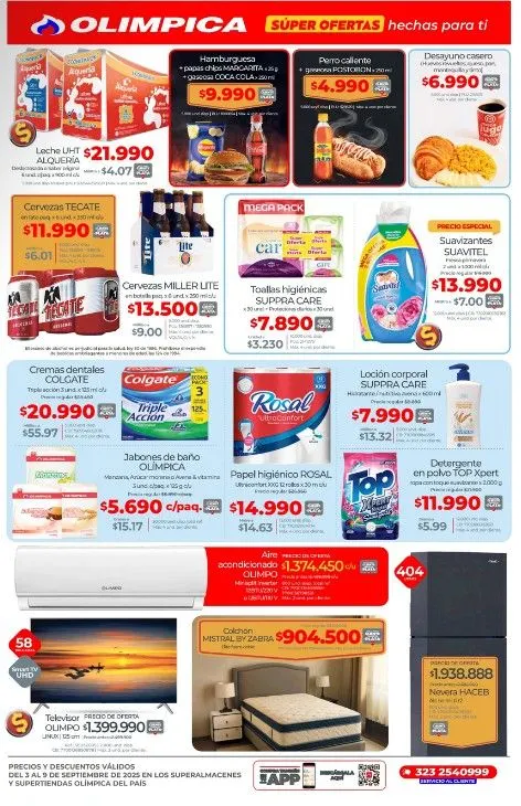 Catalogo de Conoce las últimas ofertas de Olimpica 3 de septiembre al 9 de septiembre 2025 - Pag 2