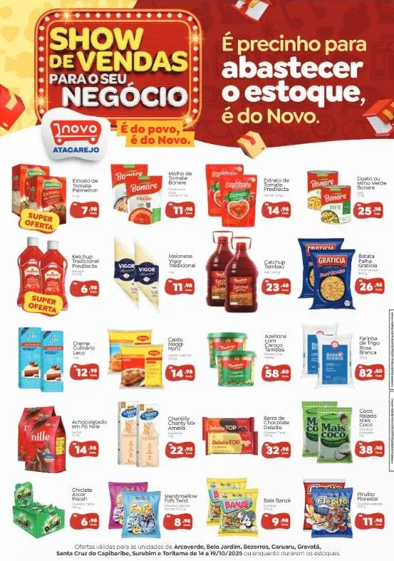 Encarte de Folhetos Novo Atacarejo 14 de outubro até 19 de outubro 2025 - Pagina 
