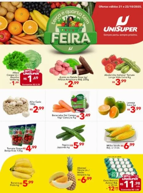Encarte de Folhetos UniSuper 21 de outubro até 22 de outubro 2025 - Pagina 