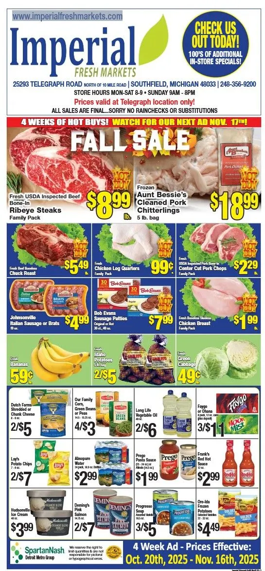 Weekly ad Imperial Fresh Markets from October 20 to November 16 2025 - Page 