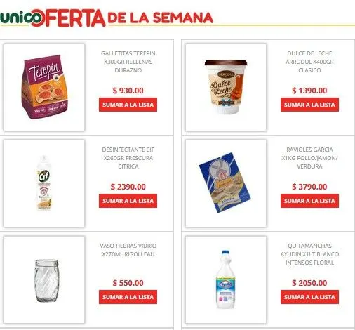 Ofertas de  Ofertas Único Supermercados 20 de octubre al 27 de octubre 2025 - Página  del catálogo