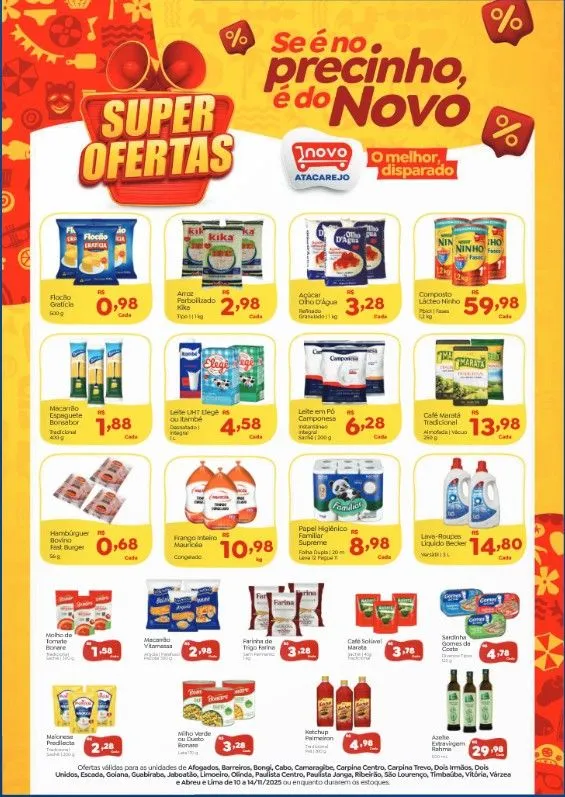 Encarte de Novo Atacarejo Sales 10 de novembro até 14 de novembro 2025 - Pagina 1