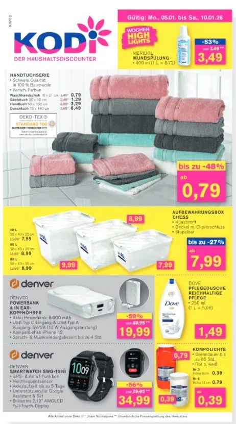 KODi Angebote von 5. Januar bis 10. Dezember 2025 - Prospekt seite 