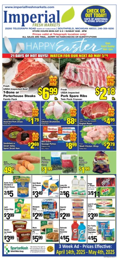 Weekly ad Imperial Fresh Markets Deals from April 16 to May 4 2025 - Page 