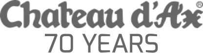 Chateau d'Ax logo de folhetos