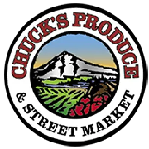 Chuck's Produce logo. Current weekly ad
