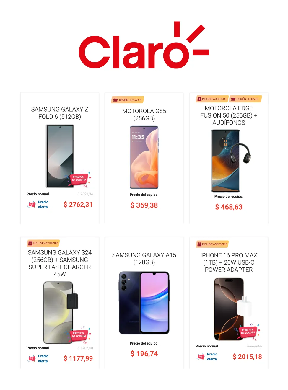 Catalogo de Oferta especial de Claro 29 de enero al 15 de febrero 2025 - Pag 3