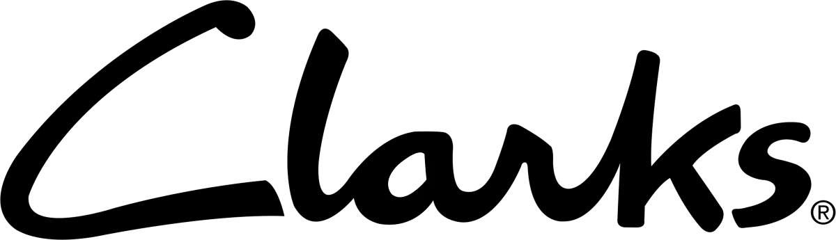 Clarks logo. Current catalogue